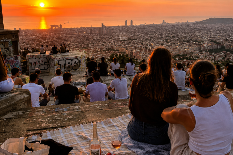 Vivir la experiencia de Erasmus en Barcelona es una oportunidad magnífica 1 Los-bunkeres-del-Carmel