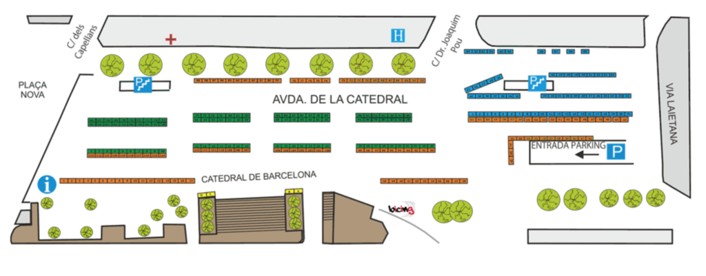 residentes universitarios en Barcelona en Feria Santa Llúcia