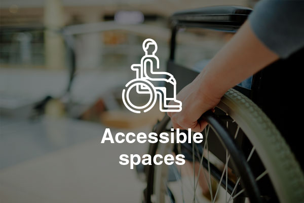 accessible spaces