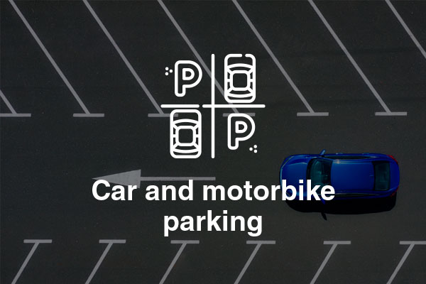 car and motorbike parking