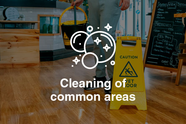 cleaning of common areas